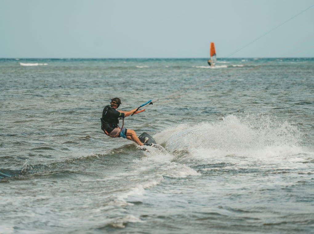 Kitesurfing at Bofa Beach